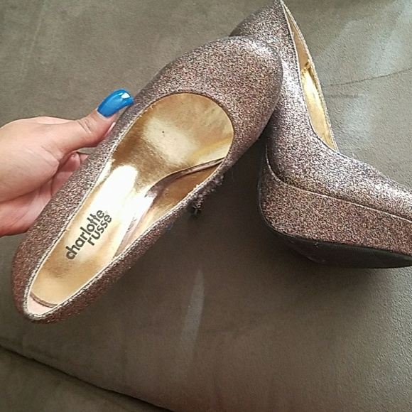 Sparkly heels size 6! - Picture 2 of 3